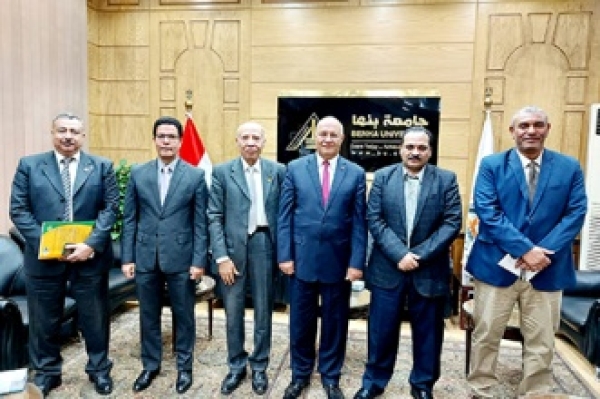 Prof. Dr. Gamal Sosa, Benha University President congratulated all the staff and students at Benha University on the Occasion of Spring Feasts, he hoped that God Almighty blesses us and he hoped welfare, prosperity and peace for all Egyptian people.