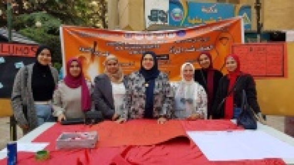 Benha University continues to conduct the anti-violence campaigns against the women